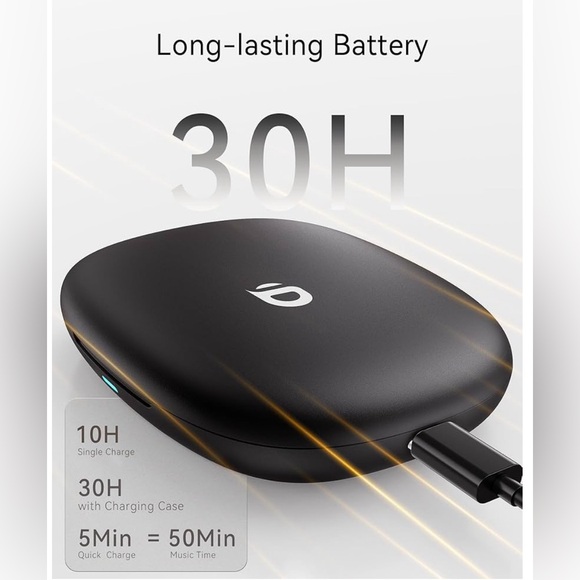 Open Ear Earbuds, True Wireless Open Ear Headphones with Earhooks New op… - Picture 5 of 6